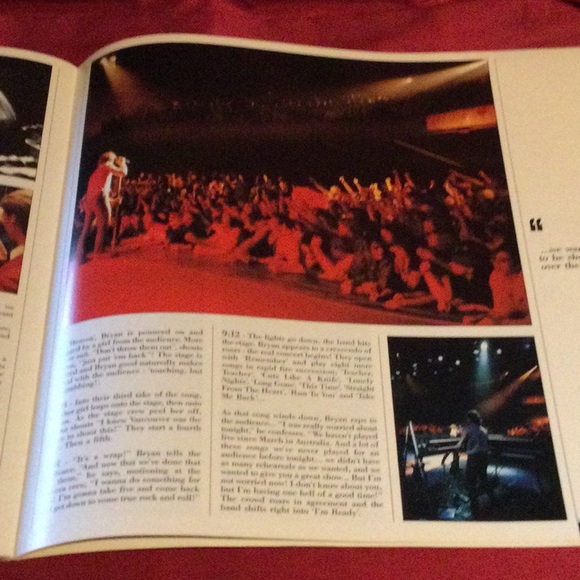 Bryan Adams 1985 World Wide Tour Concert Tour - Picture 7 of 8